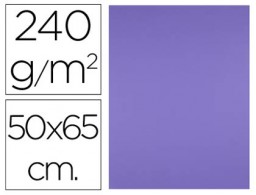 25h. cartulina Liderpapel 50x65cm. 240g/m² púrpura